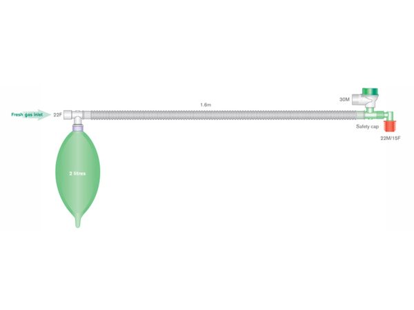 CIRCUITO PER ANESTESIA MAGILL - MAPLESON A - immagine 2