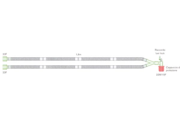 CIRCUITO RESPIRATORIO CHIUSO PEDIATRICO - immagine 2