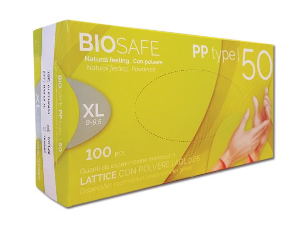 GUANTI LATTICE NON STERILI BIOSAFE - immagine 2